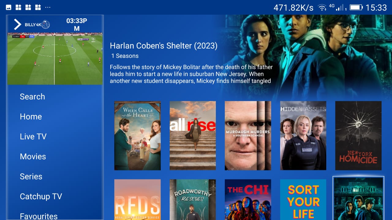 Streaming dashboard on smart device