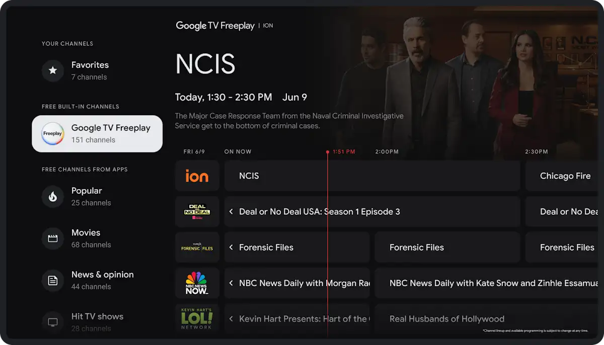 IPTV interface showing popular channels