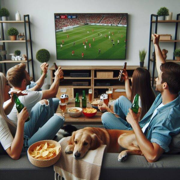 4K IPTV service interface displayed on screen.